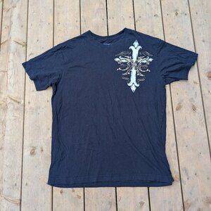 Xtreme Couture Skull & Wings Graphic Tee - Black - Men's X-Large